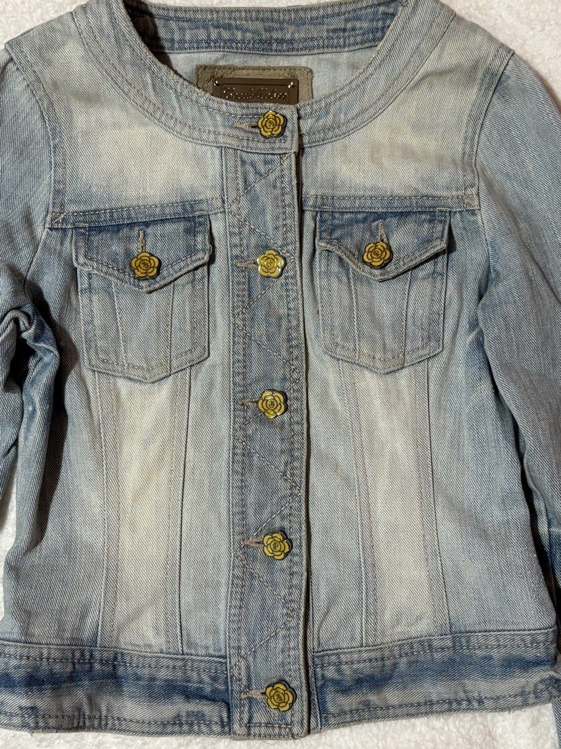 vintage cecil mcbee denim jacket (Category: Coats, Jackets and Outerwear) located in Paranaque City. Submitted by backburnt (Listing ID 1454223512, Image 2). Description: vintage cecil mcbee denim jacket - japanese brand - lightwash denim - complete buttons - good for layering or can be used alone as a top - m on tag but can fit xs-s - dm for questions .