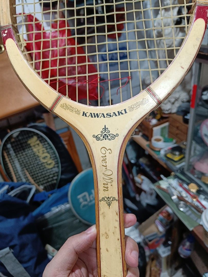 Vintage kawasaki everwin wood racket (Category: Racket and Ball Sports) located in Taguig. Submitted by ashicollection (Listing ID 1454316388, Image 3). Description: Please read! For sure buyer only! NO COD/COP No reservation The items will be sold to the first payer w/o prior notice. Verbal reservations are not acceptable. Note: All items are vintage. Please manage your expectations accordingly. G cash payment. Shipping via Lalamove Metro Manila