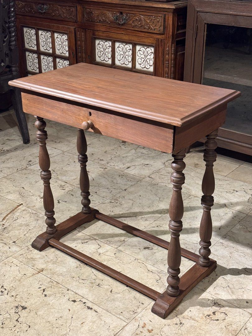 Vintage Narra Tinipaklong Pabitera Altar Table (Category: Tables & Sets) located in Manila. Submitted by sinaunang_gamit (Listing ID 1454232329, Image 3). Description: Vintage Narra Tinipaklong Pabitera Altar Table Height: 28 inches Length: 28 inches Width: 15.5 inches ₱10,500.