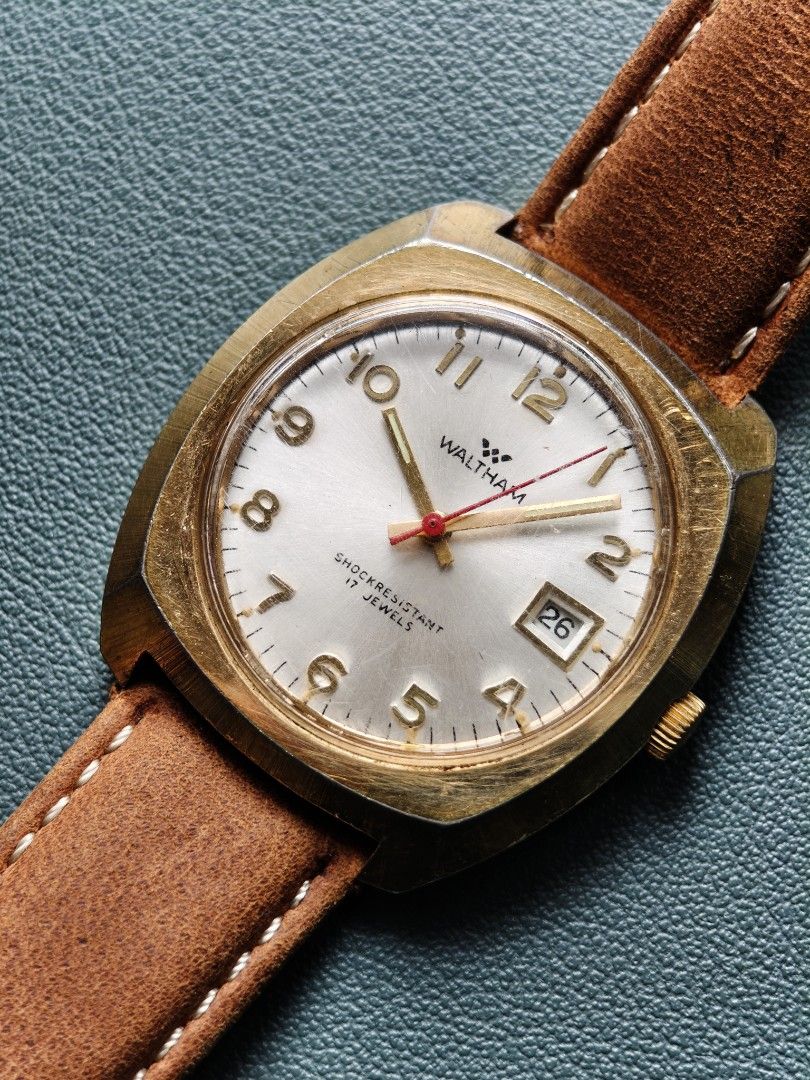 Waltham Manual Wound Mechanical Watch (Category: Luxury Watches) located in Manila. Submitted by timecheckph (Listing ID 1454361356, Image 2). Description: FOR SALE OR TRADE: Waltham Manual Wound Mechanical Watch PRICE: 5,000 41mm case size Manual Wound Mechanical Movement Fresh strap included PM for more info.