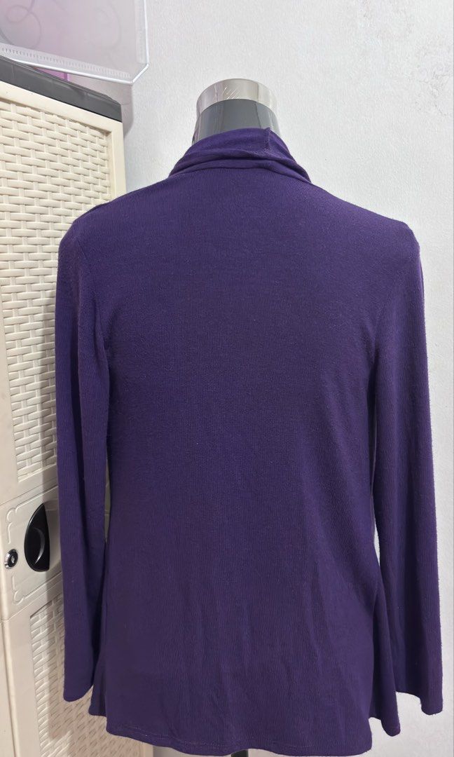 Women Cardigans (Category: Coats, Jackets and Outerwear) located in Pasig City. Submitted by Atv26 (Listing ID 1454259714, Image 3). Description: Women Cardigan / Blazer Purple Color Color rate 10/10 Fit up to large size.