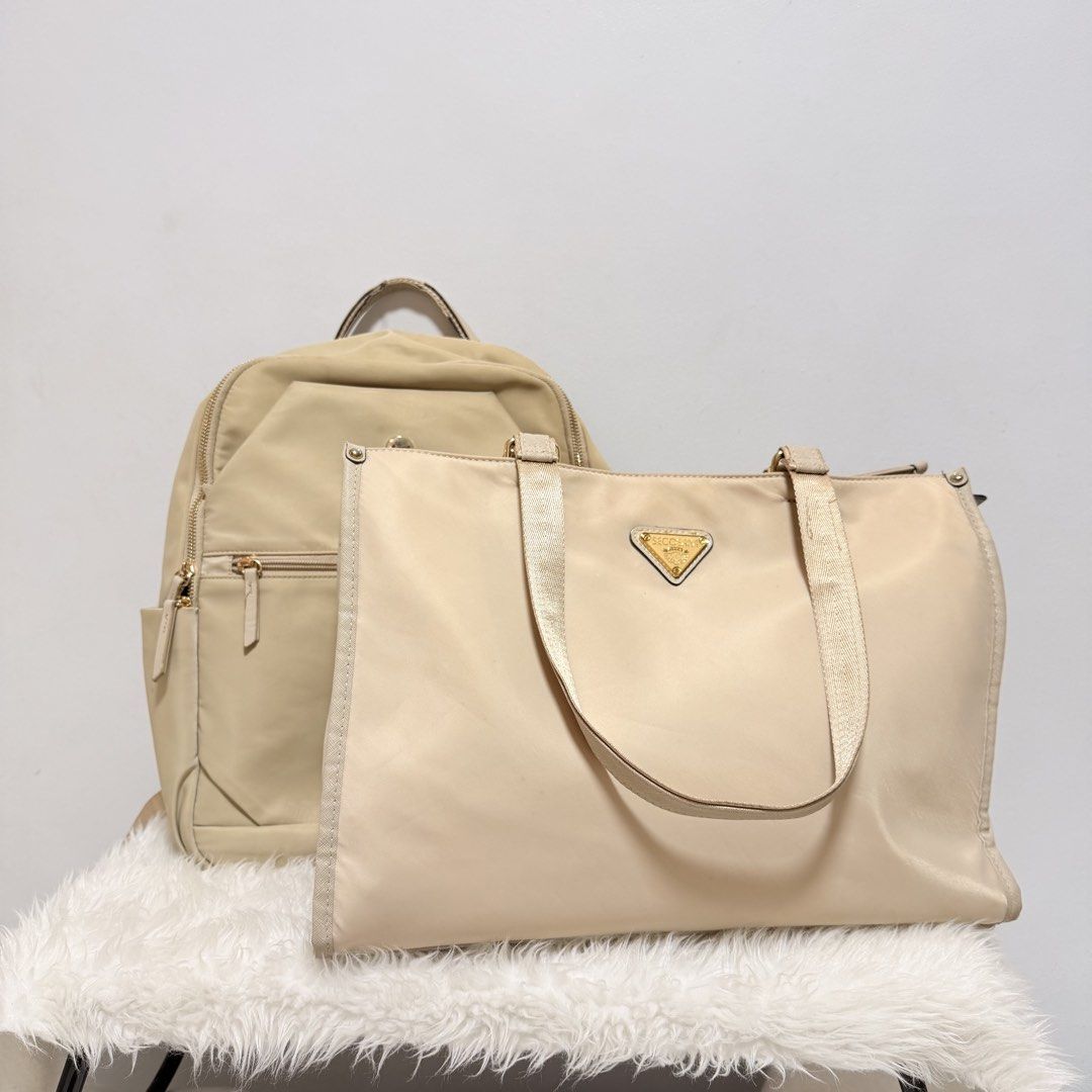 Work Bag / Laptop Bag Bundle (Category: Backpacks) located in Rizal. Submitted by lovedbyhannah (Listing ID 1454329053, Image 2). Description: Has minor flaws and removable makeup marks as seen in photos but overall still in good condition.