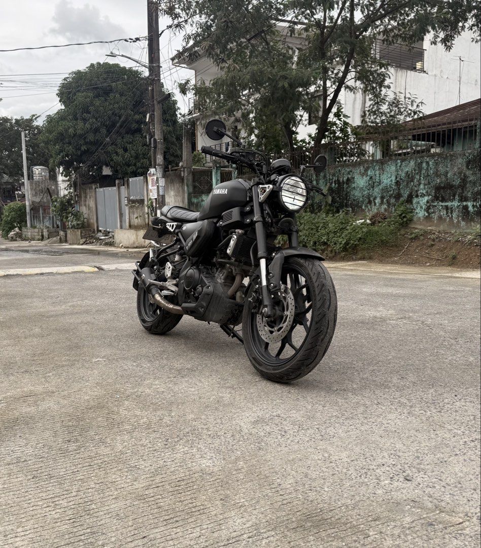 Yamaha XSR 155 Motorcycle (Category: Motorbikes for Sale) located in Caloocan City. Submitted by sjrs5 (Listing ID 1454303632, Image 2). Description: 🏍️ FOR SALE: 2021 Yamaha XSR 155 (All Black Edition) Selling Price: 120,000 Location: North Caloocan (can meetup) Registration: Updated & Registered until 2027 Odometer: 12,000+ km RFS: Upgrading to a 400cc motorcycle 📌 Overview & Condition Condition: Well-maintained, daily ready, smooth drive, an