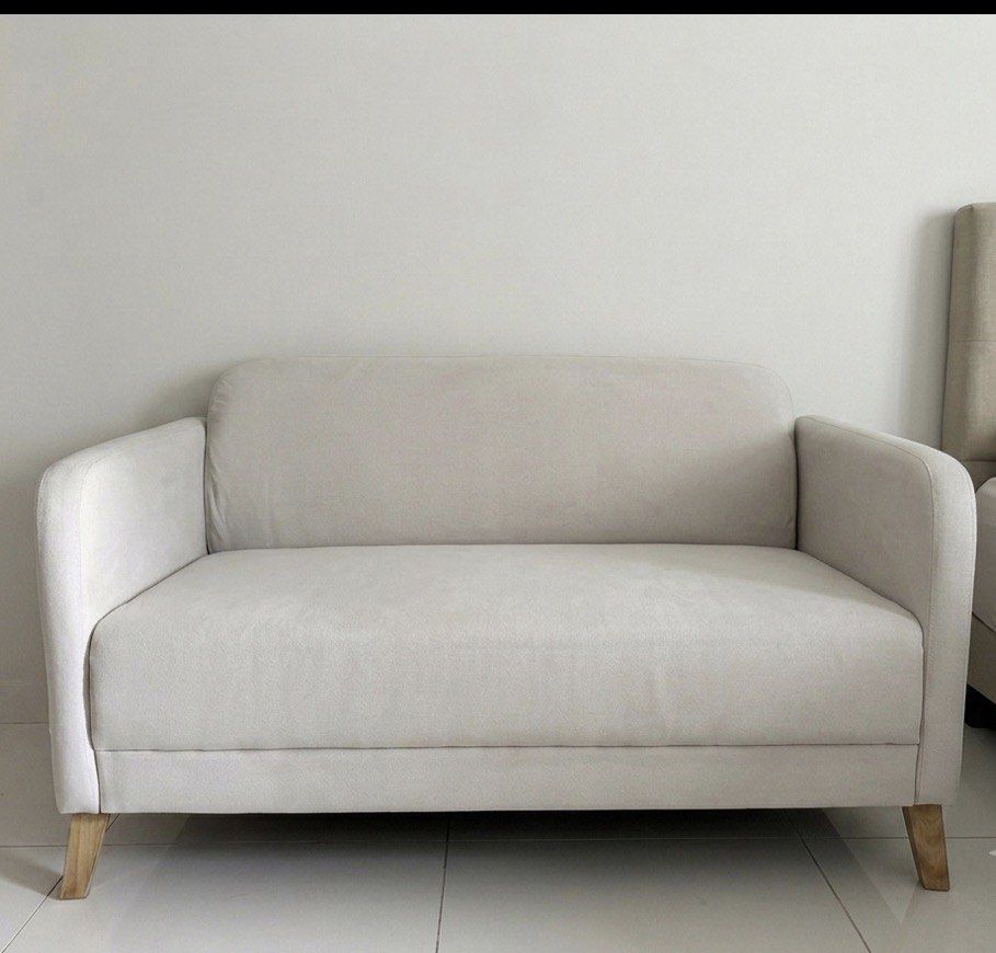 2 Seater Sofa Ikea (Category: Sofas) located in Quezon City. Submitted by chilibomb (Listing ID 1454399595, Image 1). Description: Physical Dimensions & Weight Width: 137 cm (approx. 54”) Depth: 80.5 cm (approx. 31.7”) Height: 77.0 cm (approx. 30.3”) Seat Depth: 59 cm (approx. 23.2”) Seat Height: 46 cm (approx. 18.1”) Package Weight: 26.00 kg (with a net product weight of 22.76 kg) Location: Fame Residences Mandaluyong .
