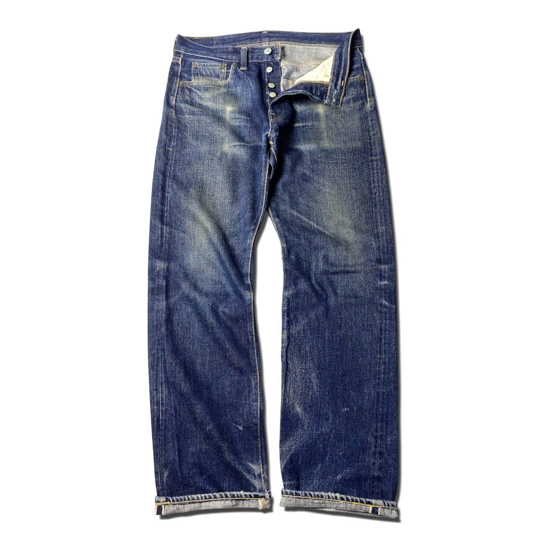 90s DENIME ORIZZONTI SELVEDGE PANTS (Category: Jeans) located in Balanga. Submitted by faded_garmz (Listing ID 1454368380, Image 1). Description: 90s DENIME ORIZZONTI SELVEDGE PANTS MADE IN JAPAN ONE OF THE OSAKA 5 BUTTON FLY DIMENSIONS WAIST - 16” LENGTH - 39” INSEAM - 30” FRONT RISE - 11” LEG OPENING - 8” THIGH - 11” KNEE - 8.5” .