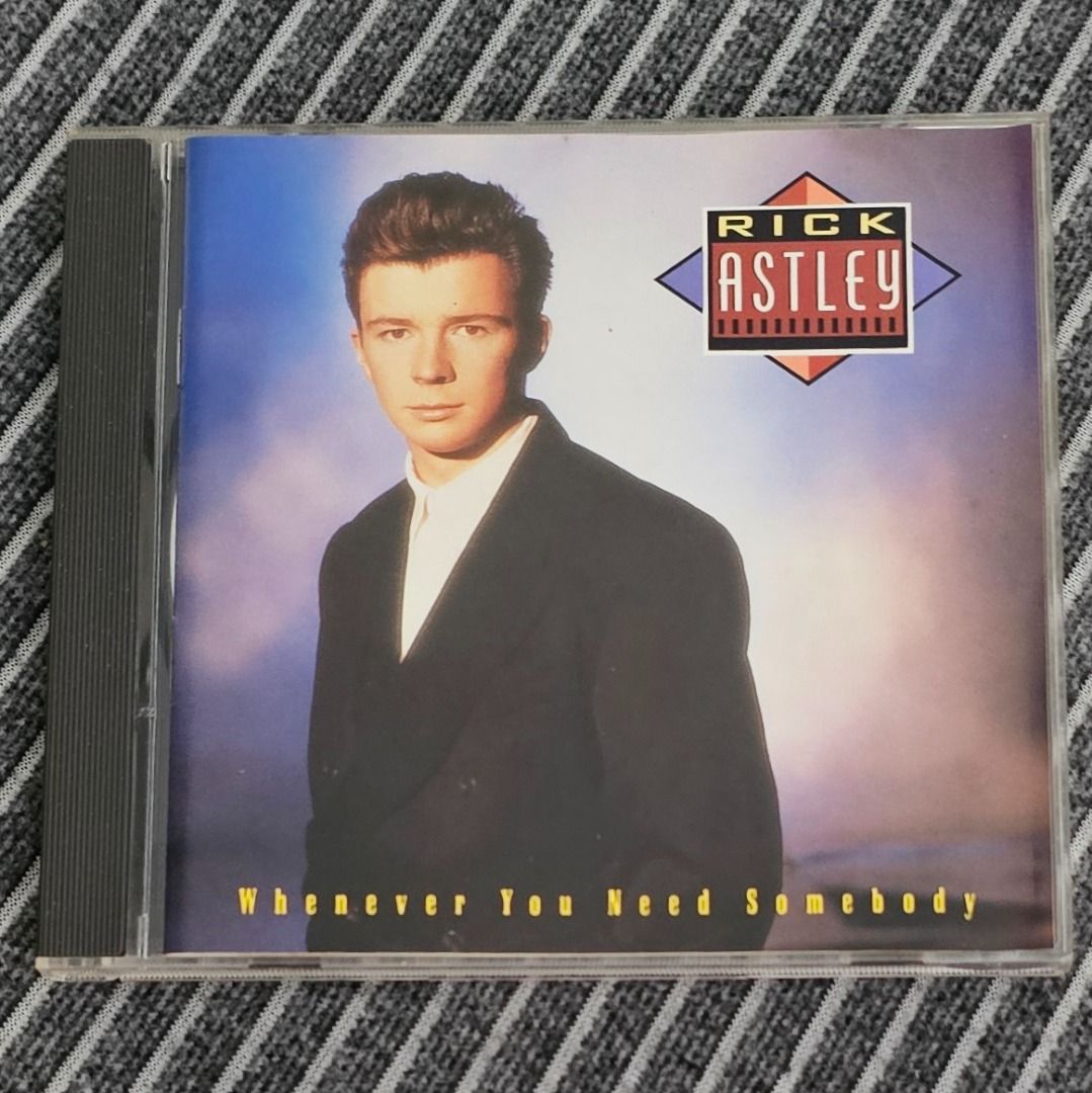 🌟 🇺🇸 [CD Album] Rick Astley – Whenever You Need Somebody (Category: CDs & DVDs) located in Singapore. Submitted by strangecell (Listing ID 1454371360, Image 1). Description: Many more Various Genres: https://www.carousell.sg/p/1253907759 Electronic Dance, EDM, DJ Mix: https://carousell.com/p/1035784902 Easy Listening, Funk Soul, Lounge, Jazz, New Age, Chill-out: https://carousell.com/p/1028943398 ************************************** Self-col