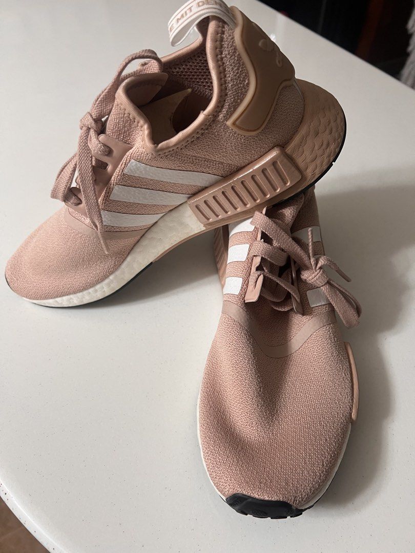 Adidas NMD R1 Pink Size 10 (Category: Sneakers) located in Iloilo. Submitted by formycats (Listing ID 1454397773, Image 1). Description: RFS: WRONG SIZE ORDERED.