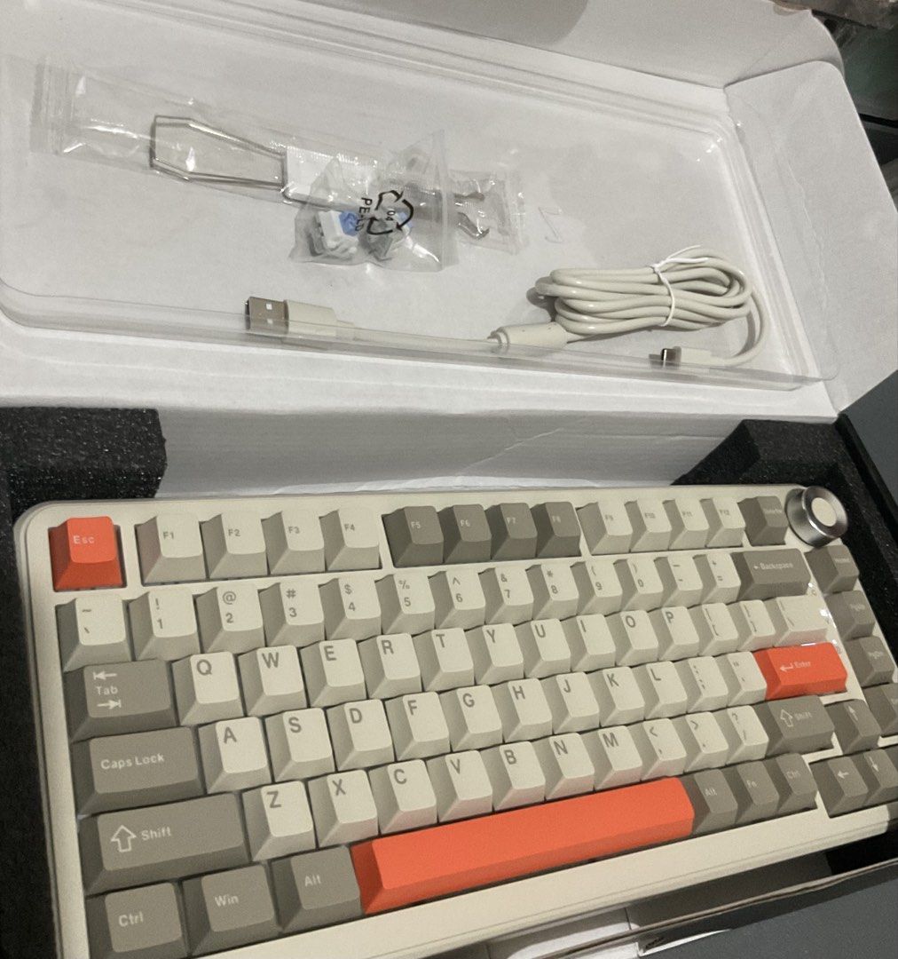 Ajazz AK820 Max Plus Tri mode Wireless Mechanical Keyboard, Computers ...