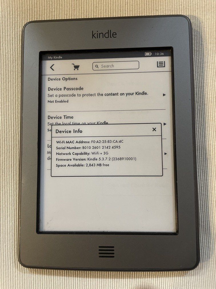 Amazon Kindle Touch — 4th Generation E-Reader (Category: E-Readers) located in Las Pinas. Submitted by yourneighbortotoro (Listing ID 1454502382, Image 2). Description: Amazon Kindle Touch — 4th Generation E-Reader ✨ Sleek touchscreen design and E-ink clarity — a classic Kindle built for immersive reading. 📚 Perfect for collectors of vintage tech, book enthusiasts, and Kindle fans who love minimalist design 🔹 Brand: Amazon 🔹 Model: Kindle Touc