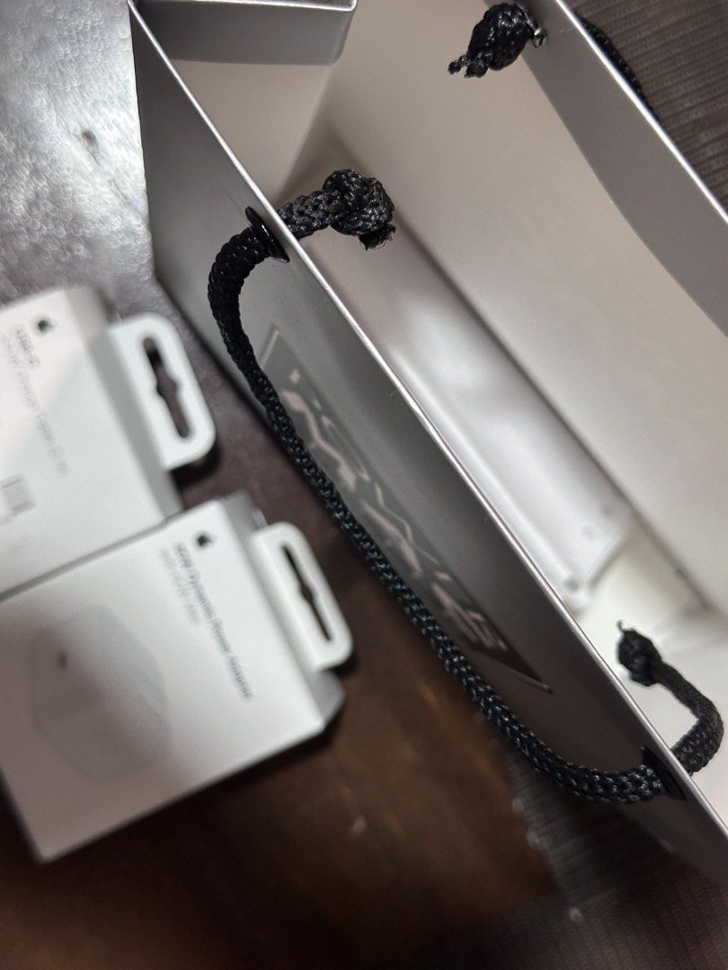 Apple USB-C Power Adapter and 2m Cable (Category: Chargers & Cables) located in Cebu City. Submitted by bz.lightyear (Listing ID 1454475193, Image 2). Description: Apple 40W USB-C Power Adapter + Apple USB-C 2m cable Original Apple Accessories purchased from PowerMac Purchased on 6/29/2026 Only opened to test functionality Complete Packaging and in-like new condition OPENED ONLY ‼️ Selling because I found my original charger after purchasing thes