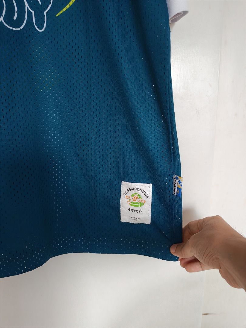 Artch x Classiconesia Jersey (Category: Tshirts & Polo Shirts ) located in Quezon City. Submitted by caloy_ (Listing ID 1454466272, Image 3). Description: Size = medium Width = 25 inches Length = 28 inches Worn fewer than 5 times Payment through GCash or BPI. Shipping to be arranged and paid for by buyer. I am located in Rancho Estate 1, Marikina..