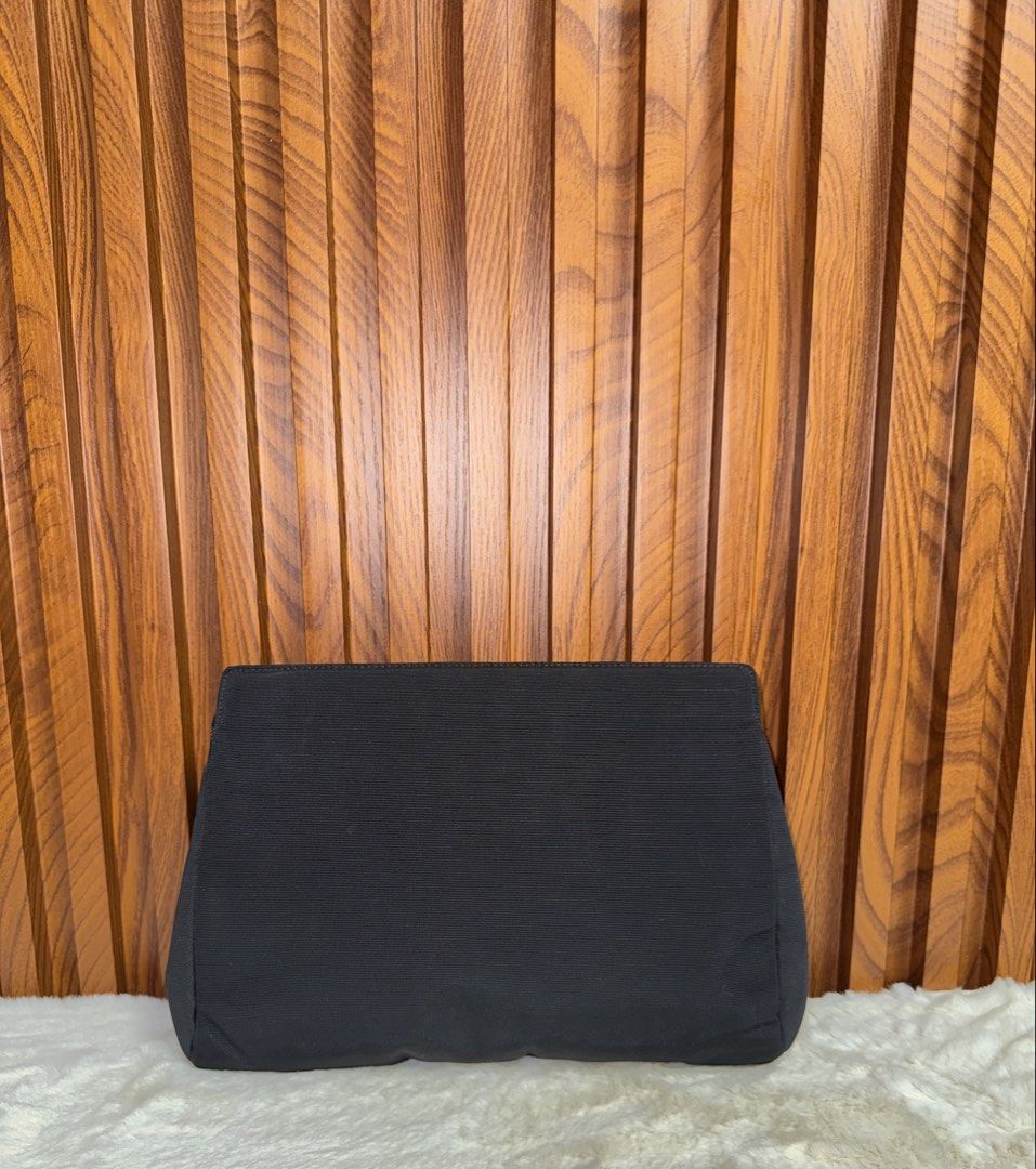 Authentic Gianni Versace Clutch Bag (Category: Everything Else Others) located in Subic. Submitted by luxshoppe88 (Listing ID 1454464464, Image 3). Description: Authentic gianni versace black clutch bag. Made in Italy. Full top zip closure. Has inner zip pocket. Siganature lining. Stil in excellent condition. Nice clutch actual. mode of payment : bpi and gcash shipping will be done once payment confirm.. or the next day. HAPPY SHOPPING!! T-H-A-N-