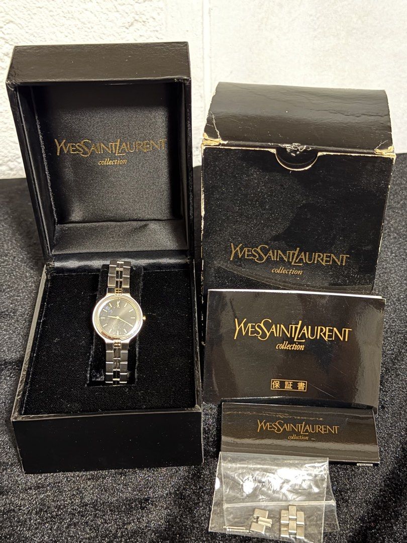 Authentic YSL Ladies’ Watch (Category: Luxury Watches) located in Paoay. Submitted by ysmattic (Listing ID 1454477111, Image 1). Description: 100% guaranteed authentic YSL dress watch. Complete inclusions. Battery-serviced in Japan..