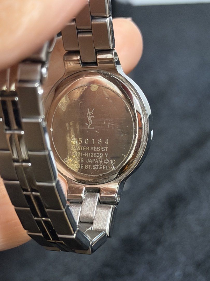 Authentic YSL Ladies’ Watch (Category: Luxury Watches) located in Paoay. Submitted by ysmattic (Listing ID 1454477111, Image 3). Description: 100% guaranteed authentic YSL dress watch. Complete inclusions. Battery-serviced in Japan..