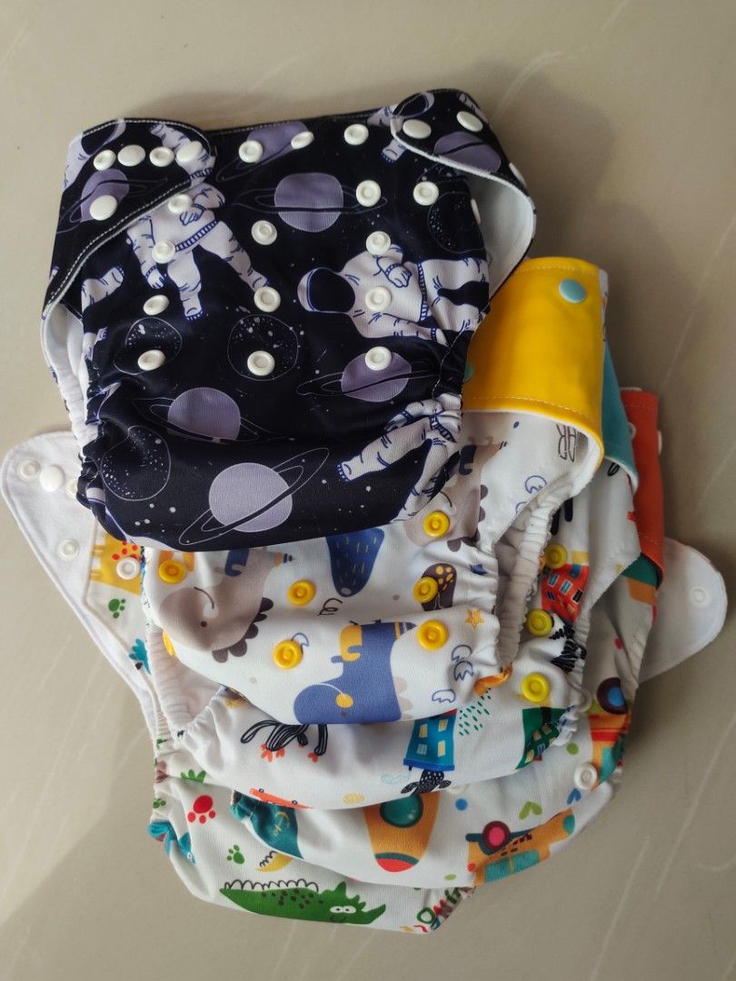 Baby cloth diaper (Category: Diapers & Baby Wipes) located in Aliaga. Submitted by kmapparel (Listing ID 1454387548, Image 2). Description: take all.