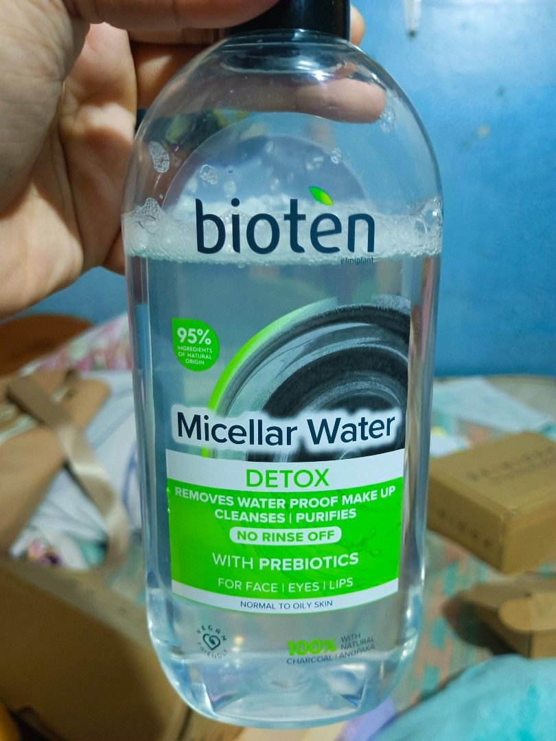 BIOTEN MICELLAR WATER (Category: Face Care) located in Cavite. Submitted by peachytwice (Listing ID 1454540246, Image 2). Description: Bioten Detox Micellar Water 🏷️bioten - 180 ‎ - prelove (90%) ‎- for personal use!!! - personal item!! ‎- can do transparency ‎- ready to ship thru jnt ‎- payment first ‎- all in good condition and authentic ‎- strictly no cancelation!!.