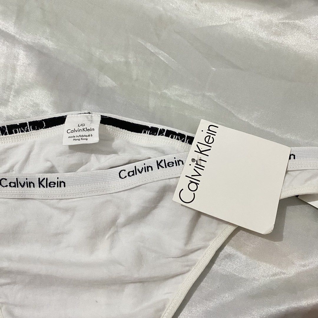 CALVIN KLEIN THONG (Category: Undergarments & Loungewear) located in San Carlos. Submitted by finest_selection (Listing ID 1454519329, Image 2). Description: CALVIN KLEIN THONG L on tag 30-34 Brand new with tag .