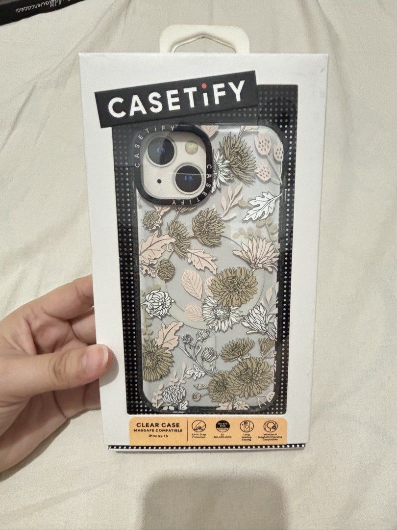 Casetify Phone case for Iphone 15 (Category: Cases & Sleeves) located in Quezon City. Submitted by ccloset_ (Listing ID 1454457934, Image 2). Description: -Original -Well-used but well taken care of -Provided good protection for my phone -Has a small dent on the upper-left part, but it’s barely noticeable.