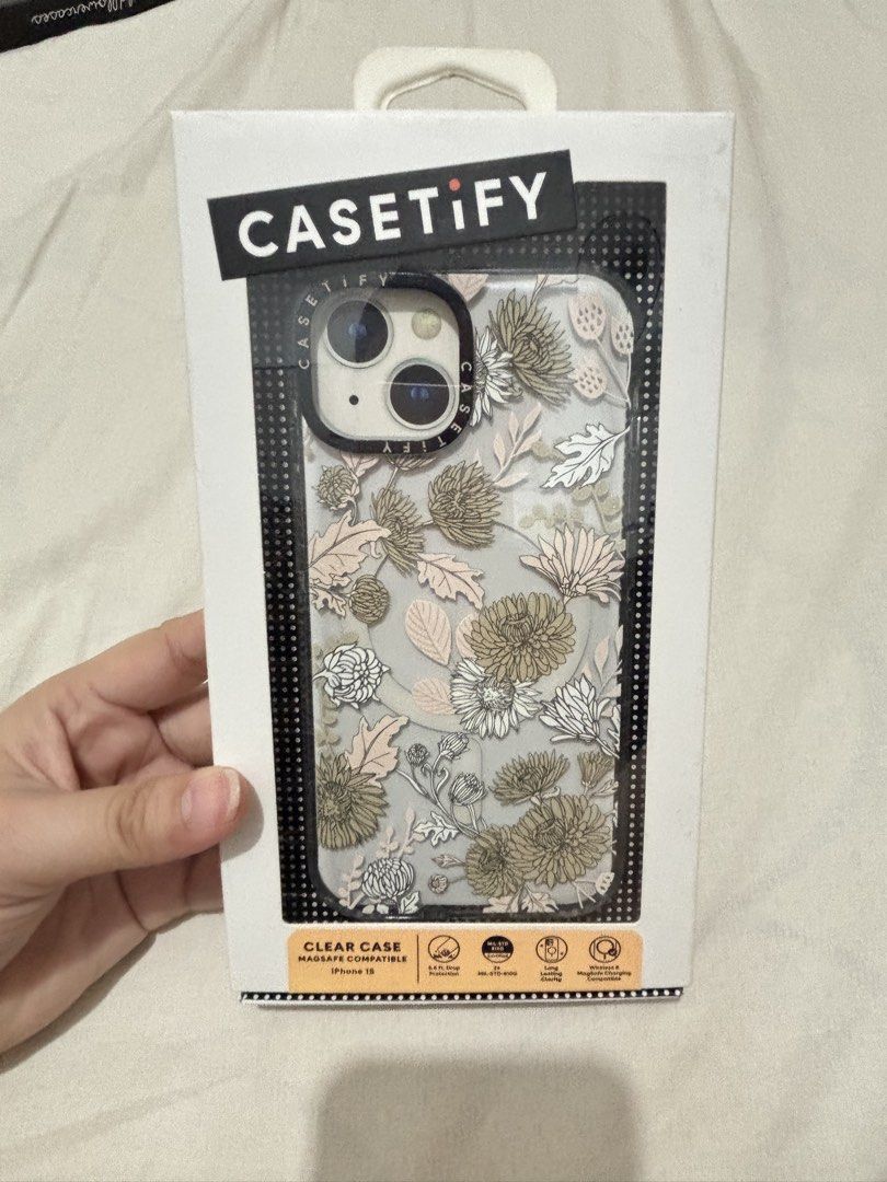 Casetify Phone case for Iphone 15 (Category: Cases & Sleeves) located in Quezon City. Submitted by ccloset_ (Listing ID 1454457934, Image 1). Description: -Original -Well-used but well taken care of -Provided good protection for my phone -Has a small dent on the upper-left part, but it’s barely noticeable.