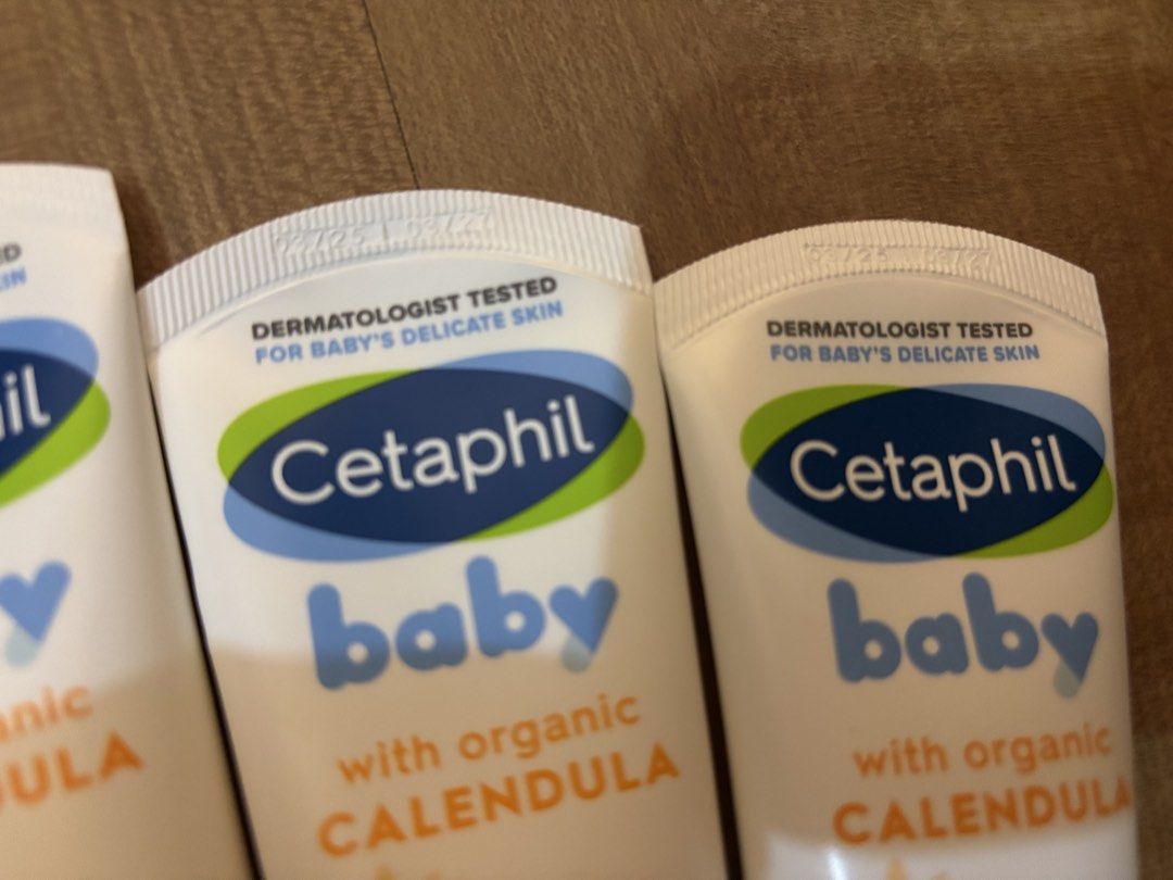 Cetaphil Baby Calendula Cream (5pcs) (Category: Baby Toiletries & Grooming) located in Quezon City. Submitted by archer417 (Listing ID 1454473655, Image 2). Description: Cetaphil Baby with Organic Calendula Advanced Protection Cream (5pcs) - Php 600 Expiry: 4pcs - 03/27 1pc - 02/27 With free Mustela expiring 09/2026.