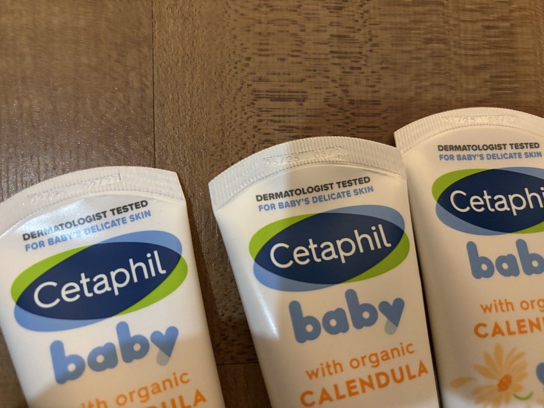 Cetaphil Baby Calendula Cream (5pcs) (Category: Baby Toiletries & Grooming) located in Quezon City. Submitted by archer417 (Listing ID 1454473655, Image 3). Description: Cetaphil Baby with Organic Calendula Advanced Protection Cream (5pcs) - Php 600 Expiry: 4pcs - 03/27 1pc - 02/27 With free Mustela expiring 09/2026.