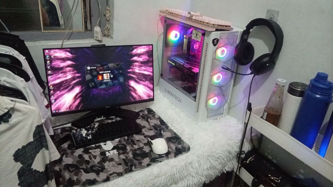 Computer Set (Category: Networking) located in Caloocan City. Submitted by hustlehard24.7 (Listing ID 1454546410, Image 1). Description: •AMD RYZEN 5 3600 •AMD RADEON RX580 8GB •GIGABYTE B450 AORUS ELITE V2 •16GB RAM DUAL STICK VENGEANCE RGB •128GB KINGSTON SSD •128GB SAMSUNG SSD •128GB 970 SAMSUNG EVO PLUS SSD •500GB HDD •500GB HDD •24 INCH DELL MONITOR •AULA 60HE HALL EFFECT KEYBOARD •ATTACK SHARKE WIRELESS MOUSE.