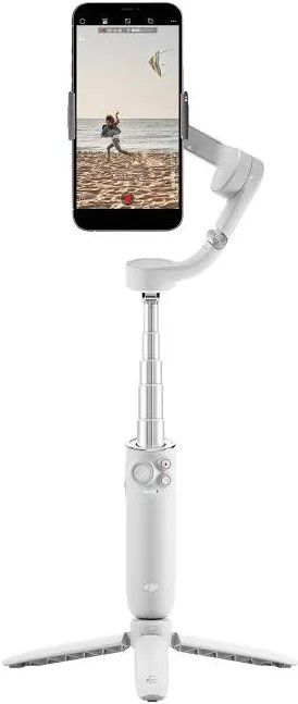 DJI OM 5 gimbal / stabilizer (Category: Mounts & Holders) located in Cauayan City . Submitted by abiliciouuuuuus (Listing ID 1454447107, Image 2). Description: hello, super working pa siya, no problem sa battery life not refurbished sayang lang kasi di nagagamit 🥲 inclusions: -main gimbal unit (with a built-in extension rod) -magnetic phone clamp -grip tripod -strap - pouch.