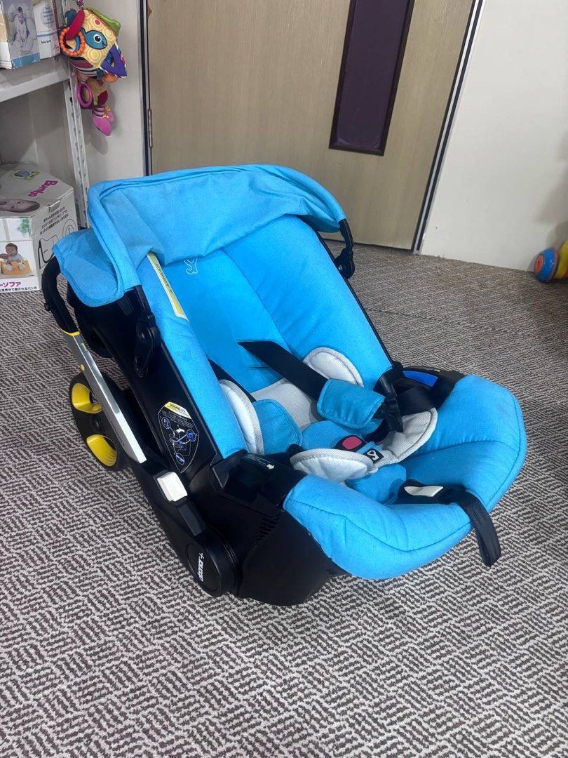 Doona+ Stroller (Category: Strollers) located in Bangi. Submitted by kiddiecuddles (Listing ID 1454375133, Image 1). Description: 🌸Preloved item, condition refer photos 🌸Refer last photos for expired date 🌸A super practical 2-in-1 design — easily converts from car seat to stroller in seconds 👶✨ No hassle, no extra setup. Perfect for busy, on-the-go parents! 🌸 Suitable from newborn up to ±13kg 🌸 Quick one-click fold & unfold system 🌸 Compac