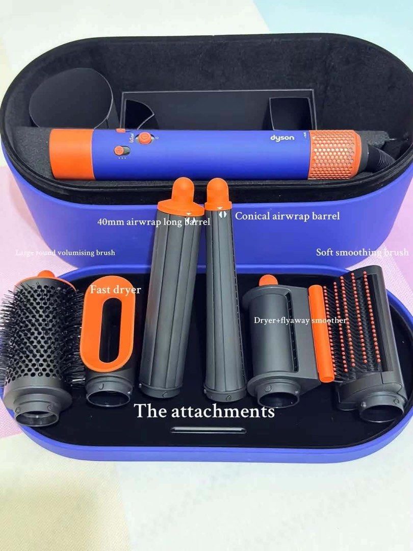 Dyson Airwrap (Category: Hair) located in Marikina City. Submitted by naejgg1007 (Listing ID 1454436549, Image 1). Description: Selling Dyson Airwrap I.D - Vinca Blue Topaz Complete set .