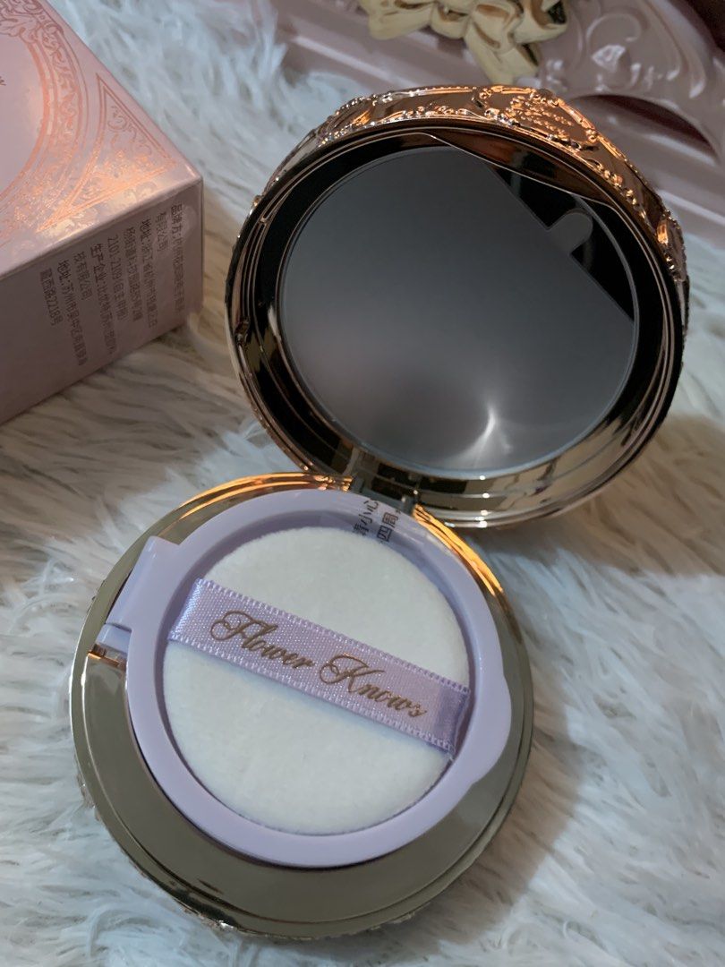 Flower Knows Knight Unicorn Loose Setting Powder (Category: Makeup) located in Quezon City. Submitted by beaxcoreene. (Listing ID 1454524189, Image 3). Description: Shade : #03 Violet Crystal MOD: Lalamove / JNT MOP: Gcash Location: Quezon City, North Caloocan - 100% authentic flower knows - brand new and sealed - never been used/swatched - price is fixed! - pm me for more details and pics.