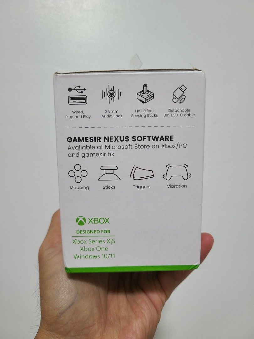 Gamesir G7 HE (Unopened) (Category: Controllers) located in San Jose del Monte. Submitted by hachiming23 (Listing ID 1454505370, Image 3). Description: GameSir G7 HE Wired Controller (Brand New / Unopened) ​Selling a brand new, factory-sealed GameSir G7 HE controller! ​Item Details: ​Condition: Brand New / Unopened (Sealed) ​Source: Purchased in Japan ​Compatibility: Xbox Series X|S, Xbox One, and PC (Windows 10/11) ​Includes: Comes with 1 Month 