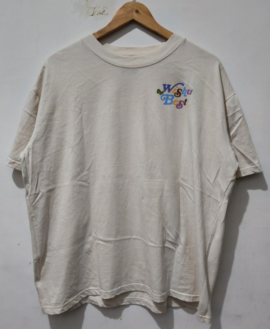 GOD (the Wishu Best) (Category: Tshirts & Polo Shirts ) located in Taguig. Submitted by wethrifting2021 (Listing ID 1454394279, Image 1). Description: Item: Wish U The Best🔥 ‎Size: God Tag (XL) ‎Width: 24 ‎Length: 27 ‎Condition: Excellent ‎Issue: Visible Dirt stain SWIPE MORE DETAILS. DM to purchase 📩.