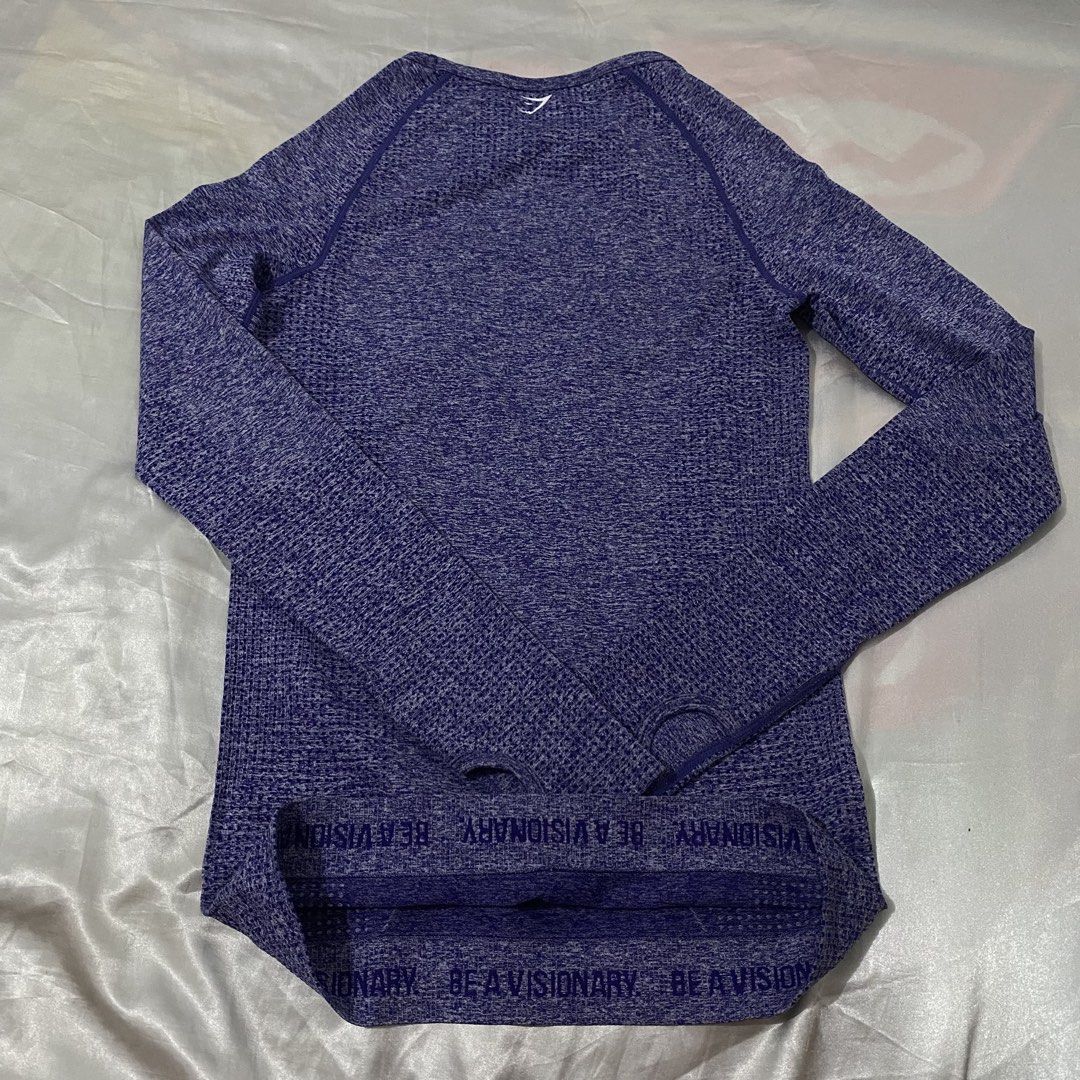 GYMSHARK FULL LENGTH LS (Category: Activewear) located in San Carlos. Submitted by finest_selection (Listing ID 1454520742, Image 2). Description: GYMSHARK FULL LENGTH LONGSLEEVES S-M Super like new; with thumbhole.