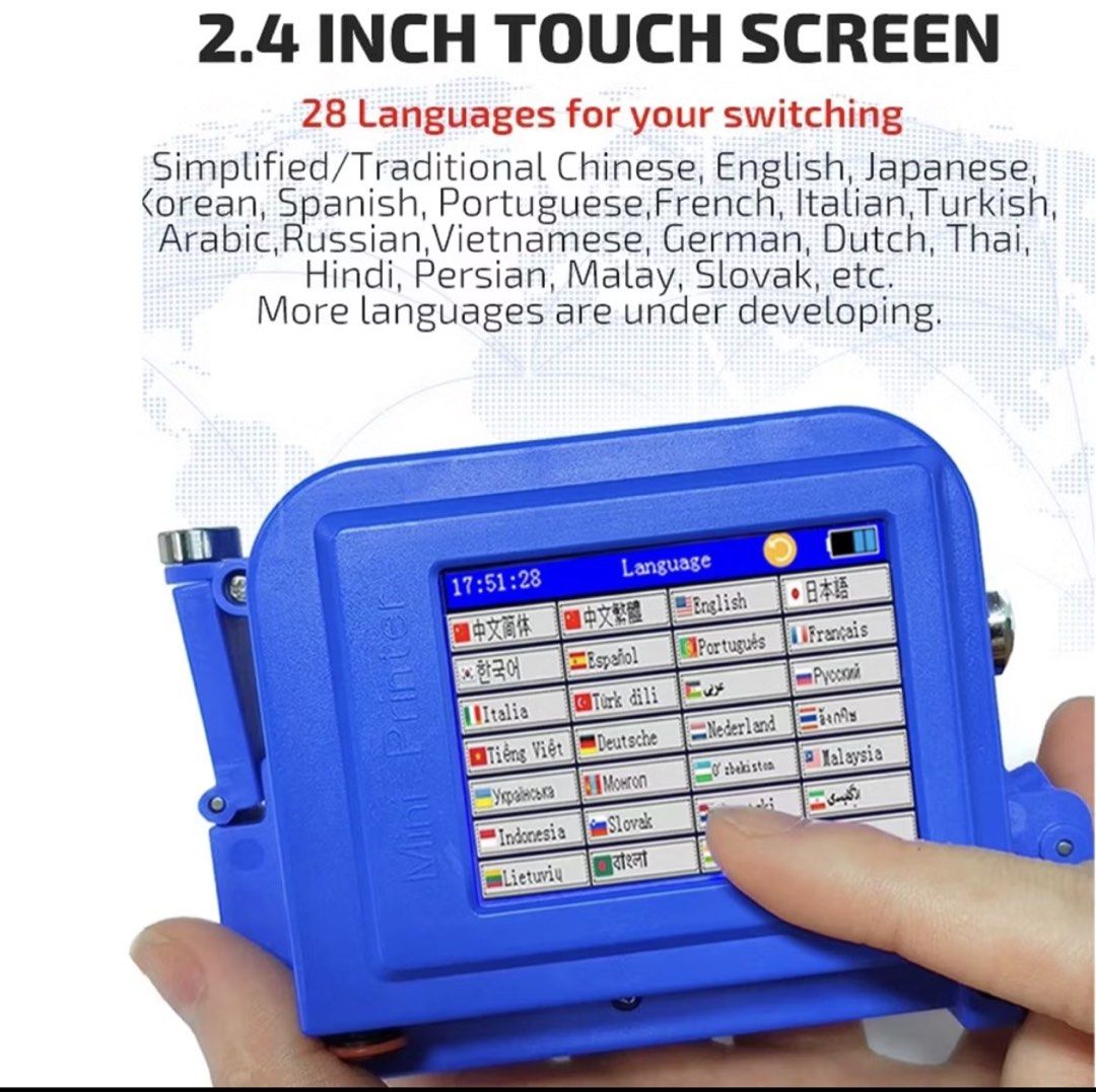 Pigment Ink Handheld Printer (Category: Printers, Scanners & Copiers) located in Singapore. Submitted by megiddo (Listing ID 1454477058, Image 2). Description: Pigment ink printer for printing continuous and/or sequential text from .XLS files or multi-line inputs. It is programmable with barcodes, QR or logos too. Very capable. Even prints on non-absorbent materials like porcelain and metal. I tinkered with it and found it to be useful for my use