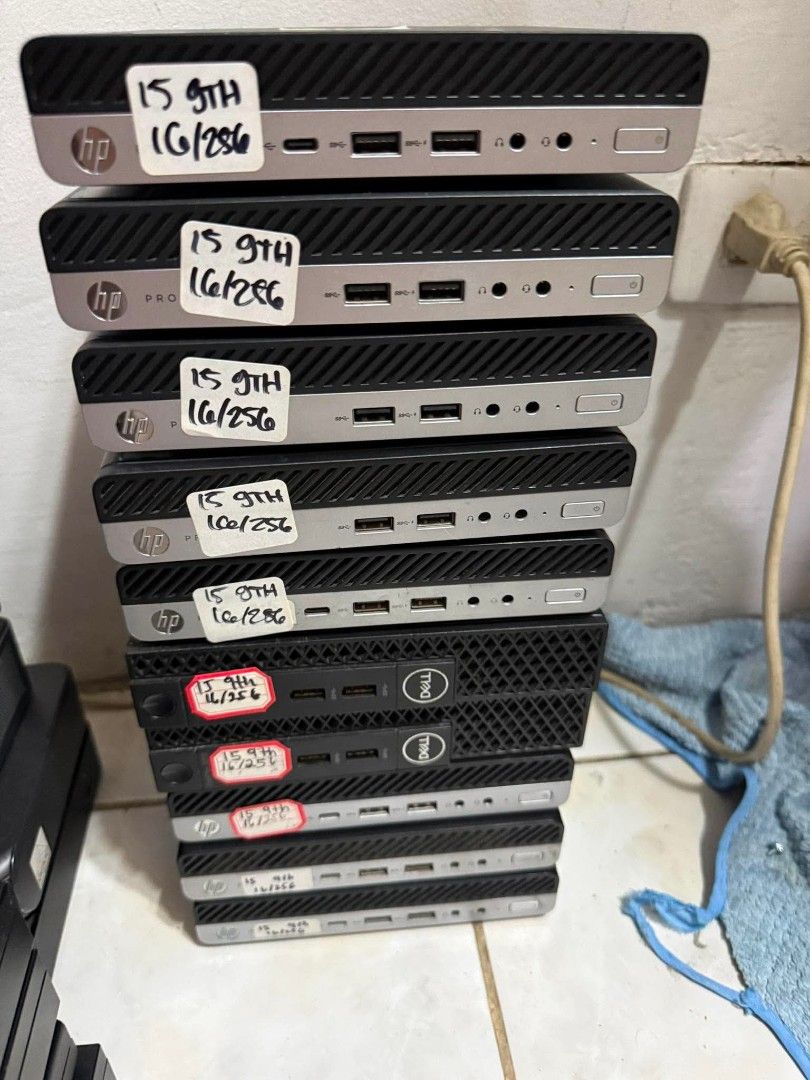 HP and dell mini PC (Category: Desktops) located in Manila. Submitted by happyearth.953a15 (Listing ID 1454442214, Image 1). Description: HP and dell mini PC I5 9th gen Intel UHD Graphics 630 16gb ram ddr4 256gb ssd Windows 11 pro OS Unit with power adapter 💸💸 9,500 each Location: San Andres bukid manila Pick up or deliver cod.