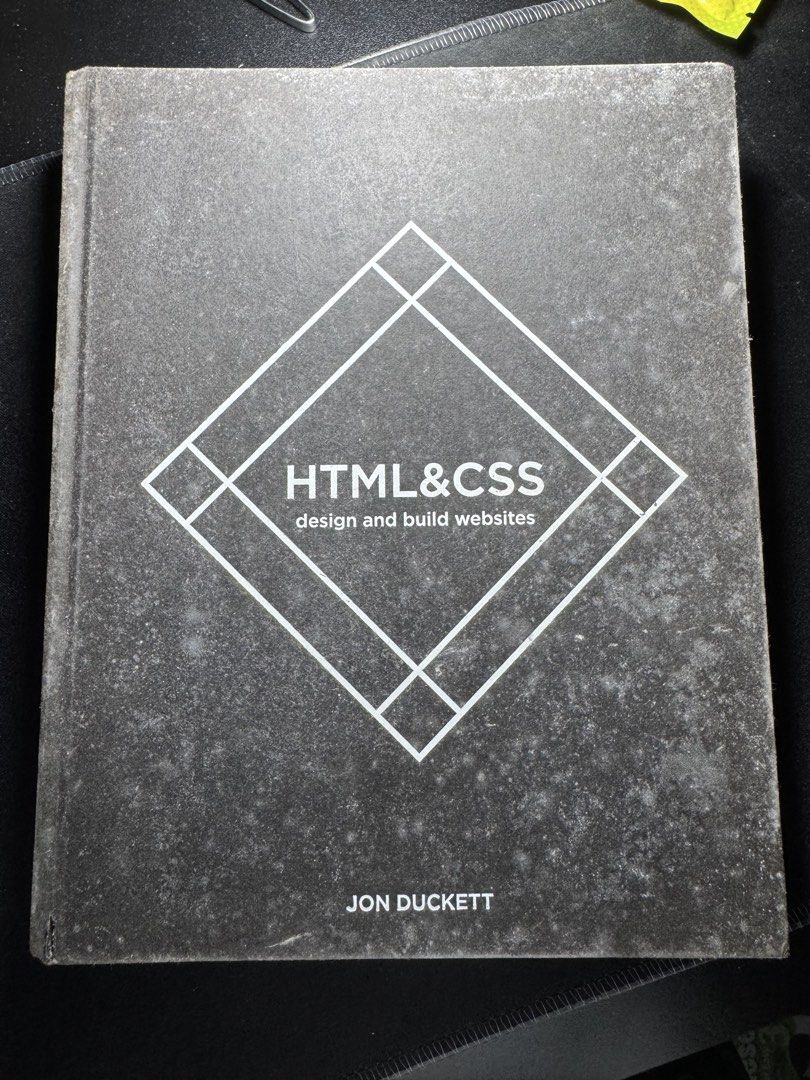 HTML CSS (Category: Textbooks) located in Singapore. Submitted by tanjeff404 (Listing ID 1454450743, Image 1). Description: still in good condition no tear pages only front cover spots due to storage selling $10 meetup tampines.