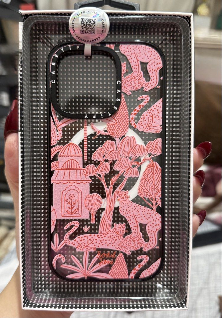 Iphone 16 pro Casetify case (Category: Cases & Sleeves) located in Manila. Submitted by thinkpink1991 (Listing ID 1454500470, Image 1). Description: 🌸Authentic Casetify x Bodil Jane MagSafe – ₱2,000 • Used only once • Minimal hairline signs of use 📩 PM me for more photos or questions. 😊 🚚 Grab/Lalamove pickup only (buyer to book). 📍 Location: Manila.