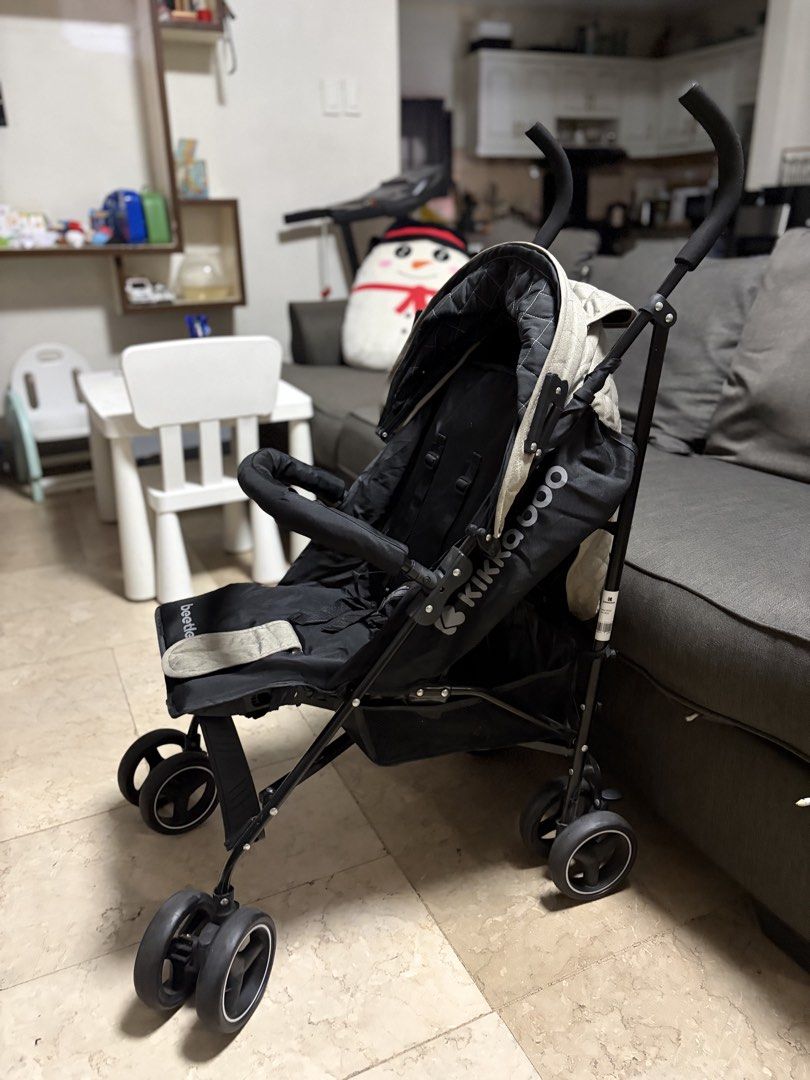 Kikka Boo Beetle Lightweight Stroller (Category: Strollers) located in Antipolo. Submitted by pixieglowphl (Listing ID 1454472047, Image 3). Description: Twice used only ayaw ni baby. Like new 💯 Minor issue may crack konti seat part but doesnt affect the purpose. Open for pick up/meet up/lalamove delivery Description * Suitable from newborn up to 22 kg * Lightweight steel frame * Compact in folded position * Fast and easy folding system type “um