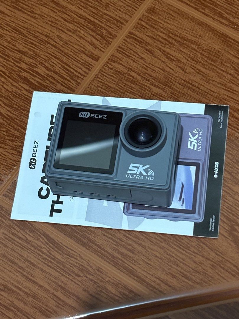 KiTBEEZ KA-1 Action Camera (Category: Cameras) located in Bocaue. Submitted by kimchiwew (Listing ID 1454451458, Image 1). Description: KiTBEEZ KA-1 Action Camera 5K/30FPS WiFi 48MP Dual Touch Screen 5x Zoom No Issue Good as New Purchased Date: July 10, 2026 RFS: I already have DJI Osmo Nano .
