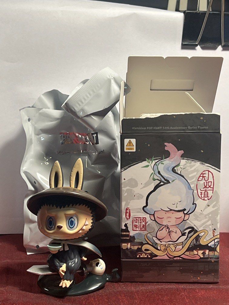 Labubu (Wandering Swordsman Popmart) (Category: Designer & Blind Box Toys) located in Manila. Submitted by bbkc_ph (Listing ID 1454533350, Image 1). Description: No card.