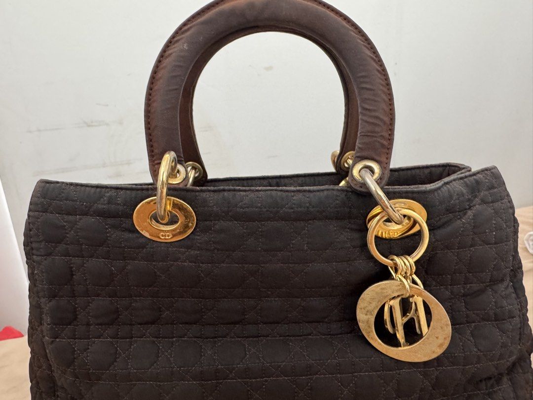 Lady Dior (brown) (Category: Luxury Bags & Wallets) located in Bacolod City. Submitted by lovedcorner (Listing ID 1454558567, Image 2). Description: No inclusion. Shipping from Bacolod..