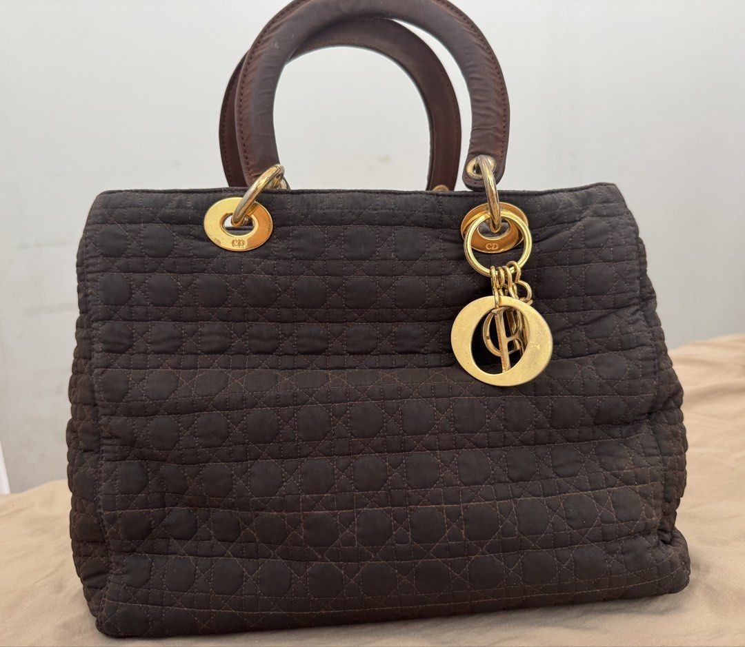 Lady Dior (brown) (Category: Luxury Bags & Wallets) located in Bacolod City. Submitted by lovedcorner (Listing ID 1454558567, Image 1). Description: No inclusion. Shipping from Bacolod..