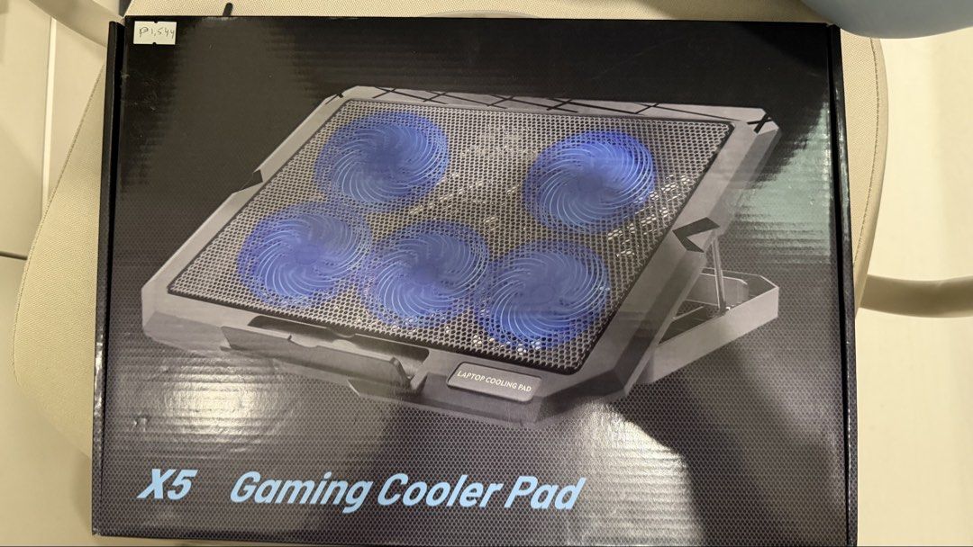 Laptop Cooling Pad (Category: Other Accessories) located in Bulacan. Submitted by __iyah (Listing ID 1454500495, Image 3). Description: - X5 Cooling Pad - From Gigahertz - Used Once only NEGOTIABLE.