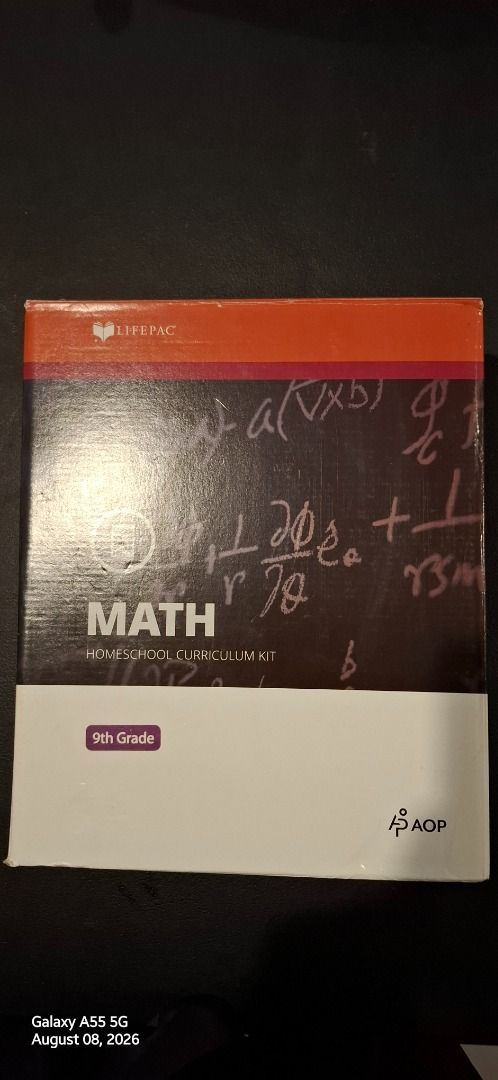 LIFEPAC MATH 9th Grade Homeschool Curriculum Kit AOP (Category: Textbooks) located in Marikina City. Submitted by lemlagrimas (Listing ID 1454461825, Image 1). Description: - Complete LIFEPAC MATH curriculum for 9th Grade - All necessary workbooks for the full year included - Published by Accelerated Christian Education (AOP) - Ideal for homeschooling families - With minimum pen markups.