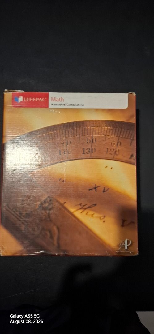 LIFEPAC Grade 8 Math Homeschool Curriculum Kit (Category: Textbooks) located in Marikina City. Submitted by lemlagrimas (Listing ID 1454462477, Image 2). Description: - Complete LIFEPAC Math homeschool curriculum kit for Grade 8 - Includes multiple workbooks and study guides - No markups - Has signs of wear, but books are clean and ready to be used.