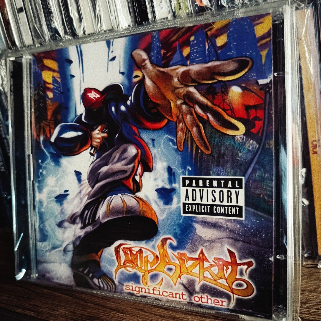 Limp Bizkit Significant Other CD (Category: CDs & DVDs) located in Manila. Submitted by edgar9000 (Listing ID 1454559214, Image 1). Description: - Limp Bizkit Significant Other CD - Includes hit songs: Nookie, Break Stuff, and more - Features Parental Advisory Explicit Content sticker - Essential for any Limp Bizkit fan's collection - Tracklist available in photos.