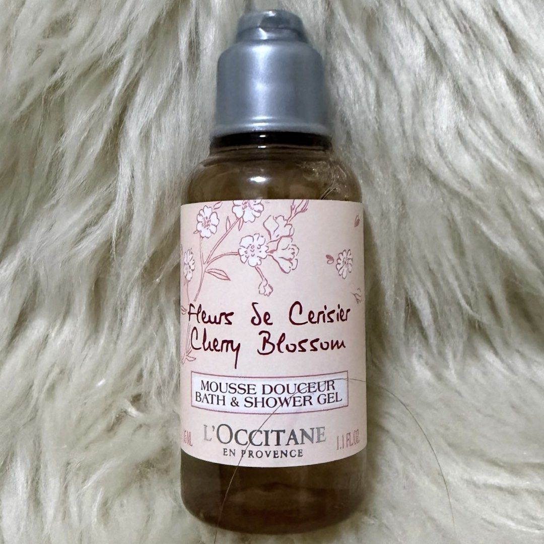 L’occitane Cherry Blossom Bath & Shower Gel 35ml (Category: Bath) located in Paranaque City. Submitted by accentsph (Listing ID 1454516194, Image 1). Description: Delicate and decadent, this shower gel can also be used to create a foaming bath. Let your skin be infused with its fragrance as this shower gel contains cherry extract straight from Luberon, Provence. * Light floral fragrance * Can also be used as a foaming bath.
