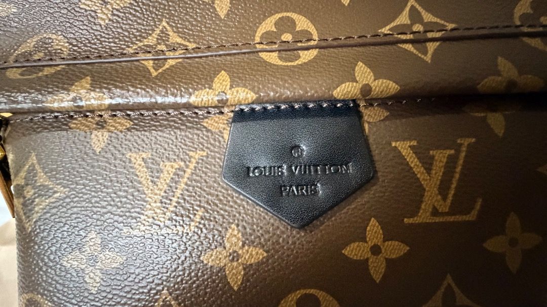 Louis Vuitton Monogram Canvas Palm Springs Mini Backpack (Category: Luxury Bags & Wallets) located in Caloocan City. Submitted by prof_music1979 (Listing ID 1454387331, Image 2). Description: Model: Palm Springs Reference: M44873 Canvas: Classic LV Monogram-coated canvas Trim: Black leather Hardware: Gold-tone Straps: Black leather Top handle: Black Front pocket: Yes Black LV Paris leather tab: Yes.