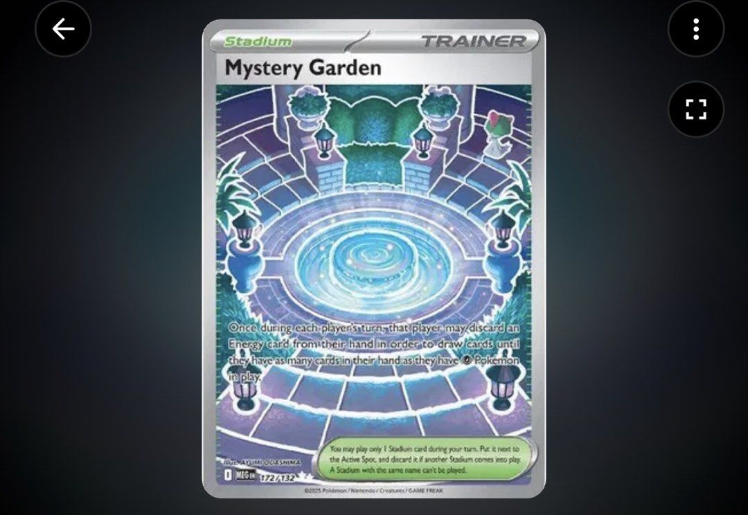 [Mega Evolution] Pokemon - Mystery Garden (Category: Raw Singles) located in Quezon City. Submitted by james_ca (Listing ID 1454515606, Image 1). Description: • card is “pack fresh”; nm-m condition • shipping fee shouldered by buyer.