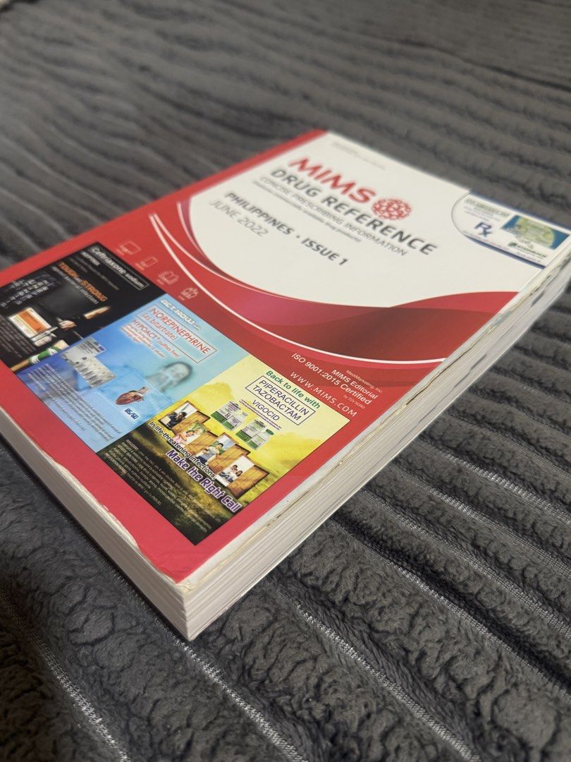 MIMS Drug Reference Philippines June 2022 Issue 1 (Category: Textbooks) located in Butuan. Submitted by notcwp (Listing ID 1454537179, Image 2). Description: .